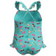 Speedo Βρεφικό μαγιό Girls Digital Frill Thinstrap Swimsuit